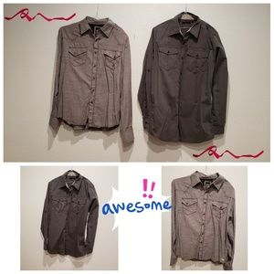 A bundle of 2 shirts for men.